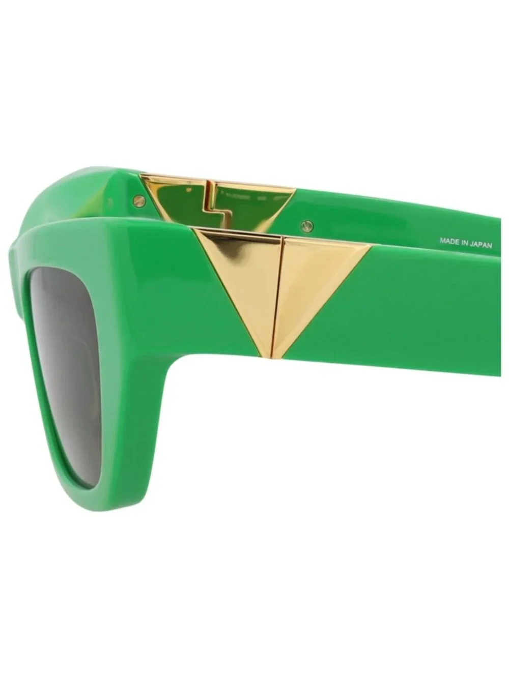 New Bottega Veneta Women's Sunglasses Cat Eye Acetate Frame Green Green Green